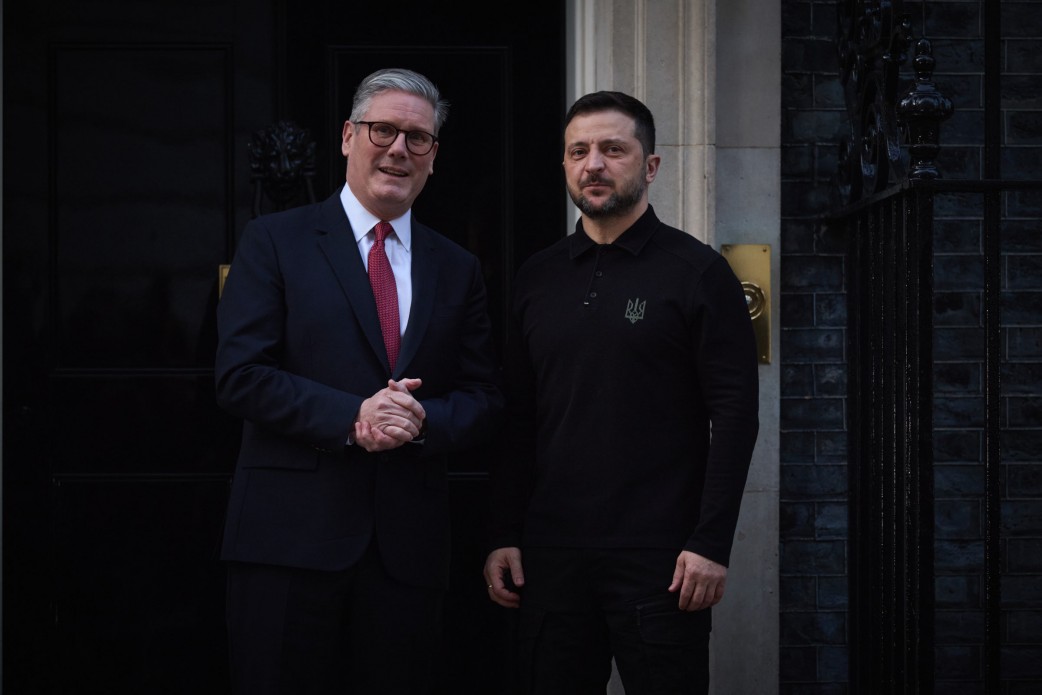 U.K. PM Keir Starmer and Ukraine's President Volodymyr Zelenskyy