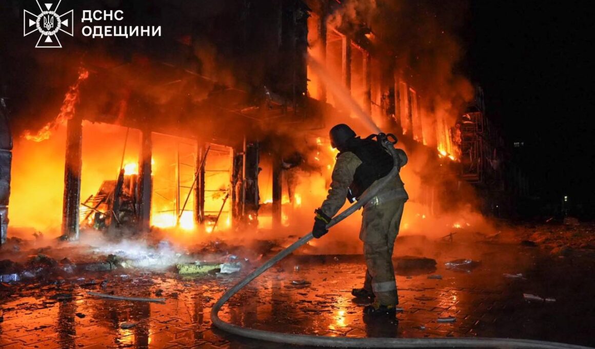 defence blog russia tests new drone swarm tactic against ukrainian cities fire odesa 20 2025 after russian attack drones attacked injuring civilians damaging civilian infrastructure forces have launched concentrated strike