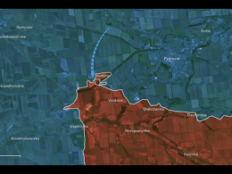 A screenshot from the Reporting from Ukraine video, 3 March.