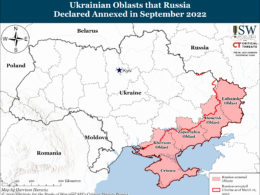 Ukrainian Oblasts that Russia declared annexed in September 2022.