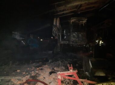 russian drones injure four civilians overnight aftermath russia's drone strike factory poltava oblast's myrhorod district 25 2025 a8dd4b24-06cd-403f-933f-d17e1343507e russia conducted aerial assault against ukraine deploying 139 shahed kamikaze decoy uavs