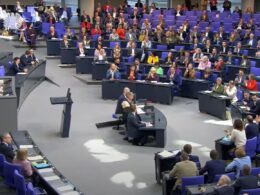 german parliament unlocks billions defense infrastructure two-thirds majority during 18 2025 votes bundestag approved historic constitutional amendments paving way hundreds new debt financing projects measures passed 513 favor 207 against