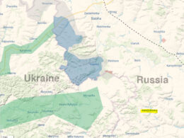 ukrainian air force strikes russian troop concentration kursk oblast military says kondratovka ukrainian-controlled parts russia's marked blue kondratovka-kursk-russia armed forces ukraine successfully hit completely destroying facility killing up 30 occupiers
