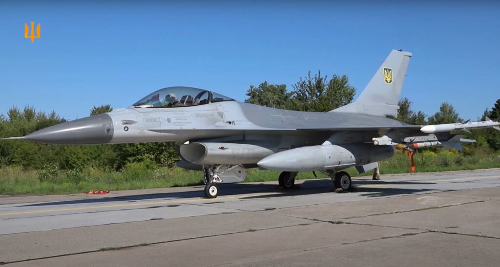 ukraine's f-16s start targeting ground objects combat missions ukrainian f-16 f16 jet air force has started using fighter jets strike russian targets disclosed 26 seven months after debut lockheed martin