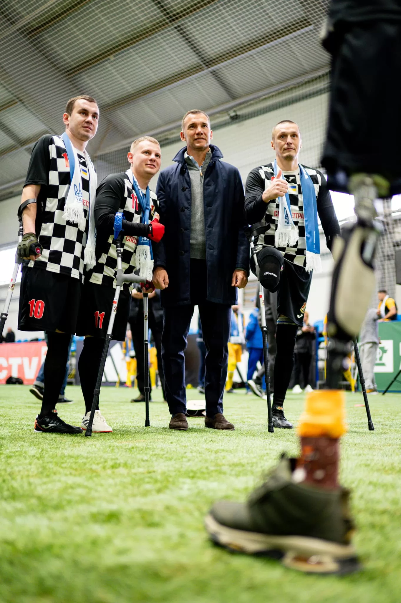 ukrainian russian war, footbal, FC Shkhtar, invasion, conflict Ukraine veterans amputations amputees rehabilitation