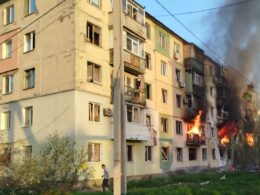 russian drone strike pavlohrad kills three injures 14 civilians including child five-story residential building dnipropetrovsk oblast hit russia's shahed 25 2025 989e0440-ecf4-43bf-87d3-2b647db2646b five victims remain hospitalized serious condition recovery operations