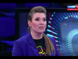 Russian propagandist on state TV Olga Skabeyeva