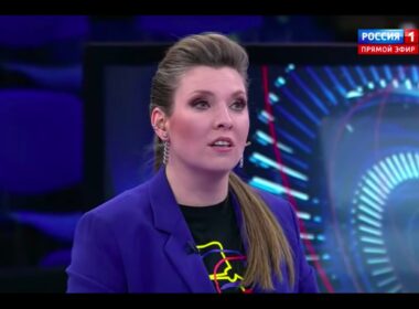 Russian propagandist on state TV Olga Skabeyeva