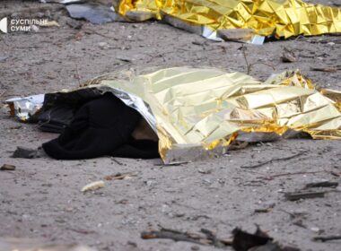 Russian forces launched a missile attack on the northeastern Ukrainian city of Sumy on 13 April, killing 24 people and wounding 83 others.