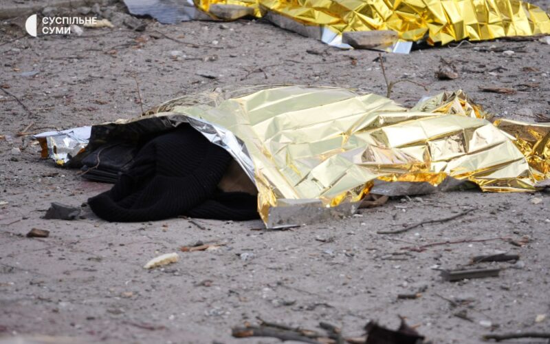 Russian forces launched a missile attack on the northeastern Ukrainian city of Sumy on 13 April, killing 24 people and wounding 83 others.