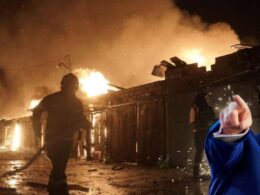 Russia Kyiv attack apartment building