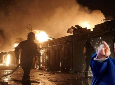 Russia Kyiv attack apartment building