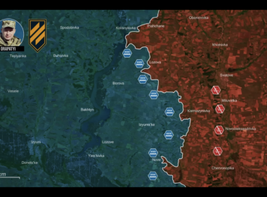 A screenshot from the RFU News — Reporting from Ukraine YouTube video.