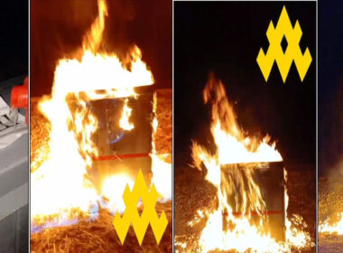 ukrainian partisans sabotage railway used russian forces luhansk oblast destruction relay box stanytsia luhanska north occupied atesh-stanytsia-luhanska 27 2025 atesh movement reported destroying signal near part actively transport resources military