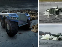 ukraine clears unex ugv amphibious drone army use domestic robotic platform p-ugv-17apr-ws01-9e09d5ab3c has codified approved ugv—a domestically produced remotely operated self-propelled wheeled armored system—for operational defense forces ministry announced news