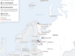 russian military near border with finland