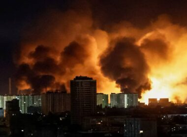 Russian missiles and drones targeted Kyiv on the night of 24 May, injuring 15 people and damaging civilian infrastructure.