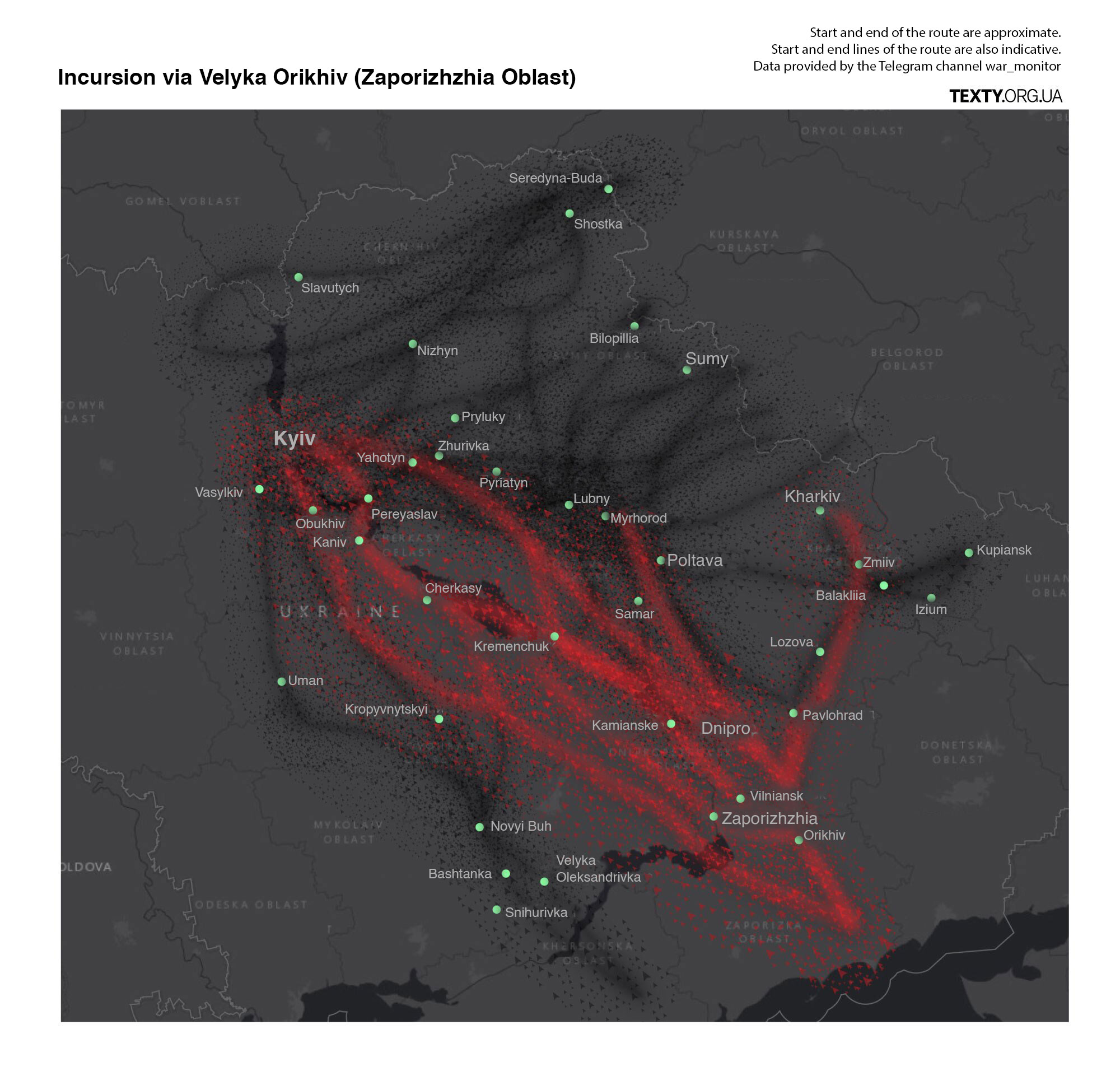 why russian shahed explosive drones increasingly evade ukrainian air defenses reach kyiv kyiv-bound routes recently entering government-controlled ukraine occupied part zaporizhzhia oblast 5-orikhiv over recent months started shooting down significantly