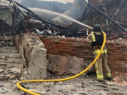 russia bombs sumy oblast first day its own declared ceasefire aftermath russia's attack 6 2025 which killed child local authorities telegram/sumy military administration 59f7327a-b7e3-4519-8068-434d22dbffc7 8 russian aircraft launched guided aerial