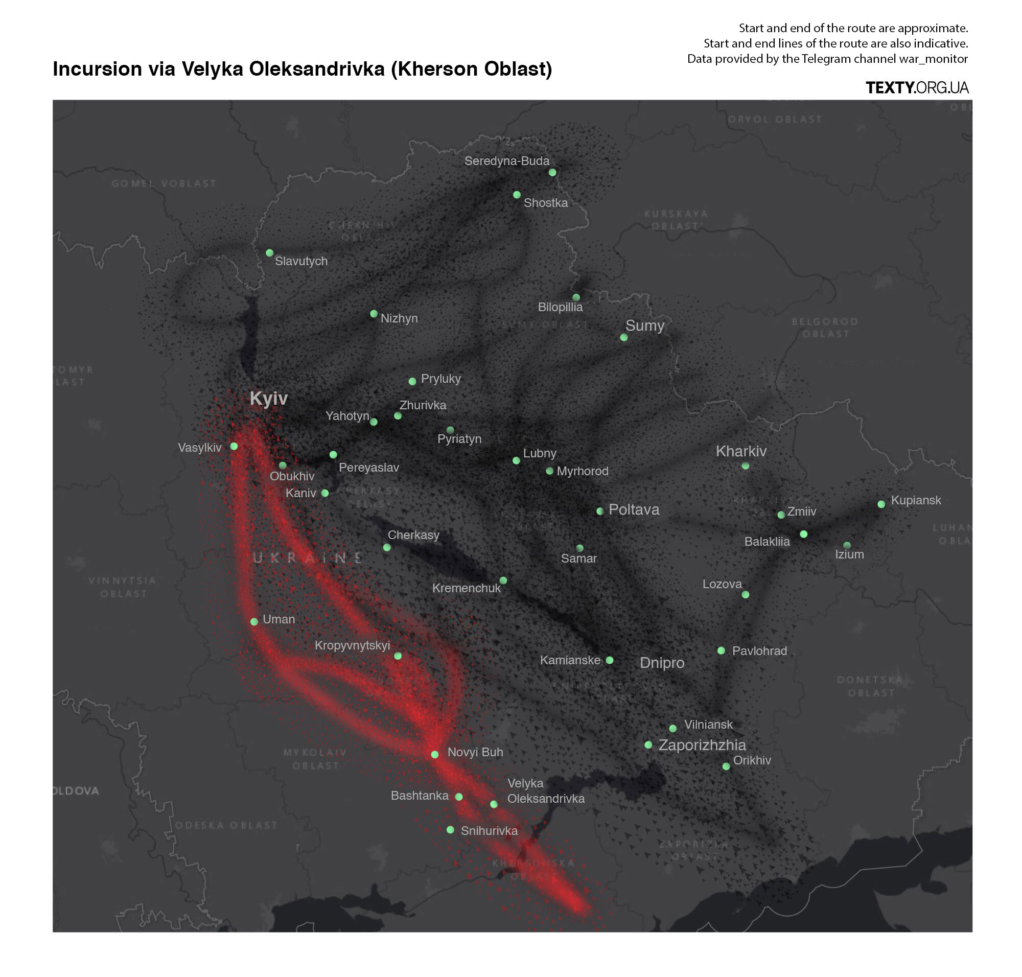 why russian shahed explosive drones increasingly evade ukrainian air defenses reach kyiv kyiv-bound routes recently entering government-controlled ukraine occupied part kherson oblast 6-kherson-oblast over recent months started shooting down significantly