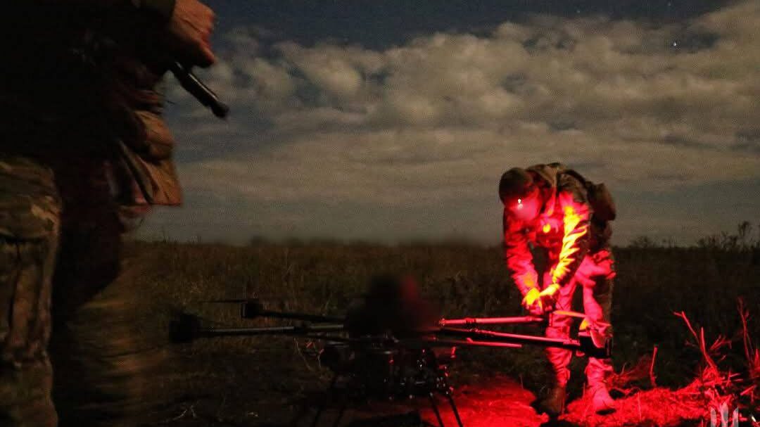 Ukrainian drone team preparing for counteroffensive operations