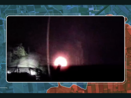 A screenshot from the RFU News - ReportinG from Ukraine YouTube video, 12 May.