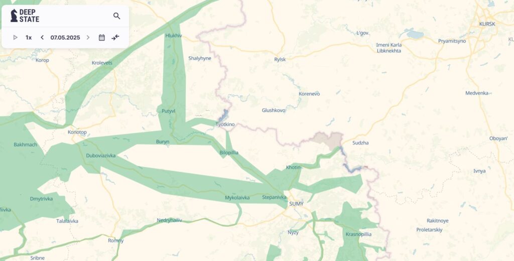 Ukraine offensive Kursk incursion Tyotkino