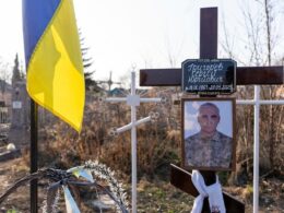 ap ukrainian pow serhii hryhoriev died russian prison—he one over 200 portrait next grave pyriatyn after return custody 9 2025 photo/alex babenko b4b324c3f2dabff8d89b51996231c14e family 59-year-old soldier spent months holding hope