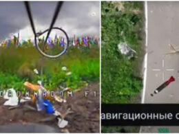 ukrainian military shows destruction russian fpv ambush drones bomber destroying fiber-optic drone ambushes patrol police's khyzhak brigade destruction-of-russian-drone-amnushes new video reveals how police operators countering hidden threats ukraine’s (“predator”) successfully