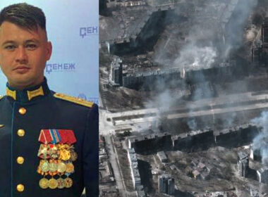 grenade explosion kills russian commander behind 2022 mariupol airstrikes zaur gurtsiyev air component russia's campaign seize (l) amid bombing muhtar-pomoev-mariupol media officials confirmed death deputy mayor stavropol former operation over