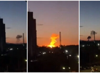 Drone strike on a Russian military factory in Tula overnight on 25-26 May 2025. Source: Supernova+. splav