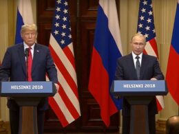 prepares fresh russia sanctions trump’s approval remains uncertain president donald trump (l) russian vladimir putin briefing helsinki finland 2018 officials have completed new package targeting russia’s banking energy sectors including