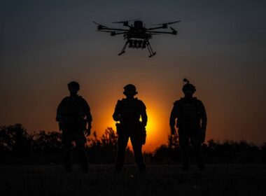 A Ukrainian vampire drone crew
