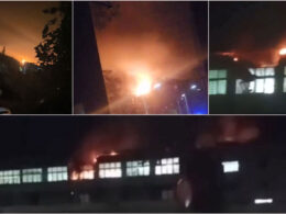 ukrainian drones hit energia plant supplying batteries iskander kinzhal missiles strike russia's yelets-based military resulting fire yelets-plant-energia-military-struck-by-drones early hours 23 group long-range struck russian company pао located yelets lipetsk oblast