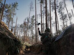 A 12th Azov Brigade drone operator.