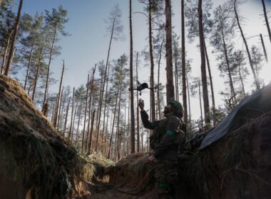 A 12th Azov Brigade drone operator.