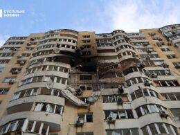 russia launches 407 drones 44 missiles against ukraine overnight assault air force says aftermath russian attack solomianskyi district kyiv 6 2025 2a631fa96a63ab45 ukrainian officials say volume attacks continues rise weekly