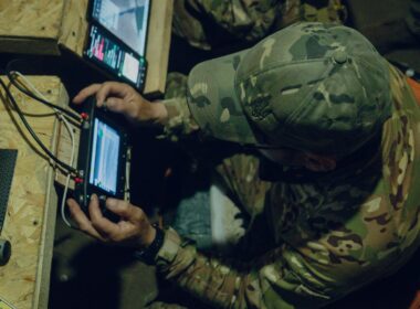 4th National Guard Brigade drone operator.