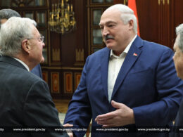 US Special Envoy for Ukraine Keith Kellogg meets Belarus authoritarian leader Alexander Lukashenko on 21 June 2025.