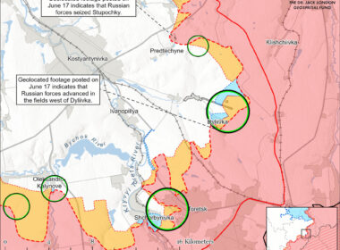 isw russians tried platoon-sized mech assault near toretsk drones destroyed equipment kostyantynivka-direction-june-18-2025 soviet-era armor appears less use shift toward lighter motorized platforms russian forces launched mechanized offensive 17 using armored