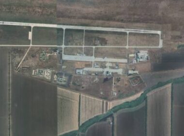 Satellite image of Russia Kushchovskaya airfield