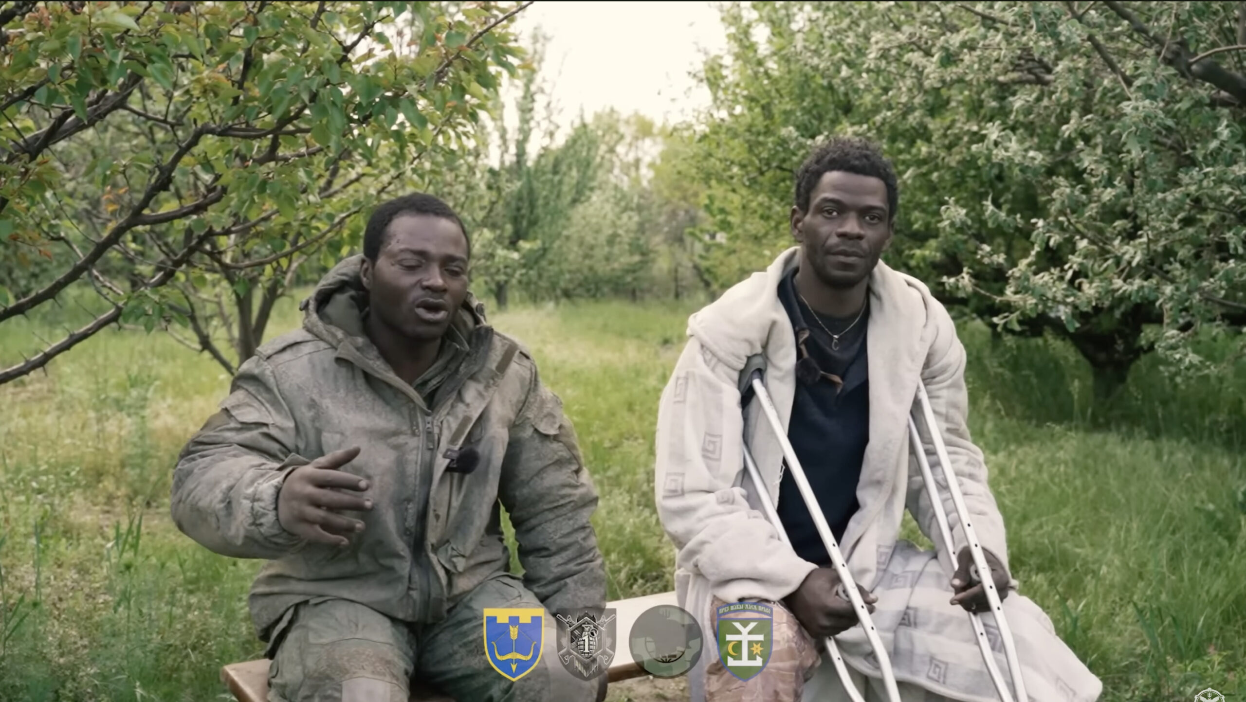 Two Cameroonian men captured by Ukrainian forces say they traveled to Russia for civilian work but were detained at Moscow's airport and coerced into signing military contracts.