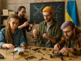 Ukrainian hipsters make drones drone warfare
