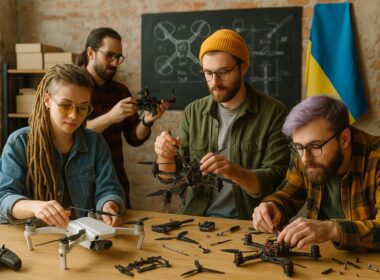 Ukrainian hipsters make drones drone warfare
