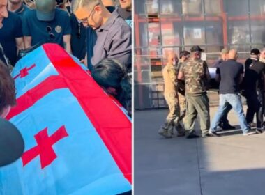 Georgian fallen war volunteer soldiers Ukraine