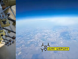 ukrainian team unveils interceptor drone climbs 11 km altitude left drones developer group dyki shershni right quadcopter view telegram/wild hornets dyki-shershni-wild drone-high-alt-11-km-interceptor development has created high-altitude capable reaching kilometers potentially
