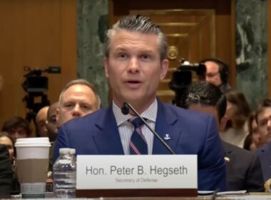 hegseth confirms diverted ukraine's anti-drone systems middle east pete secretary defense congress 11 2025 pbs news hour pentagon head russian asset officially confirmed weapons intended ukraine were redirected american forces