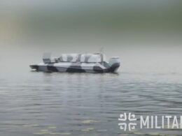 ukraine's katran naval now armed 100 km-range strike weapons drone 2025 ukraine usv torpedo n has upgraded its sea-based capabilities reaching targets up kilometers away drone's operator hur military intelligence