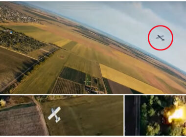 ukrainian jamming drone downs russian molniya-2 without shot (video) crashing reportedly after being jammed airborne ew system militarnyi molniya-2-russian-drone kamikaze brought down fpv using electronic warfare capabilities footage shared 9