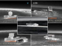 ukrainian drones cripple 4 radars 1 launcher russia's s-400 sam occupied crimea fpv drone views components system moments before strikes 91n6e (left) 92n2e (right) s2a missile (middle) russian-s-400-radars-roasted-in-occupied-crimea-by-hur-fpvs military intelligence